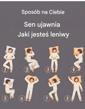 Co mówi Twoja pozycja do spania o Twojej pracowitości (lub lenistwie)? 😴
