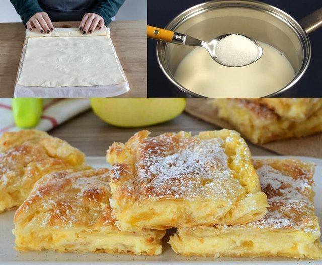 Kurczę, są pyszne! Plasterki budyniu jabłkowego, które zawsze się udają!