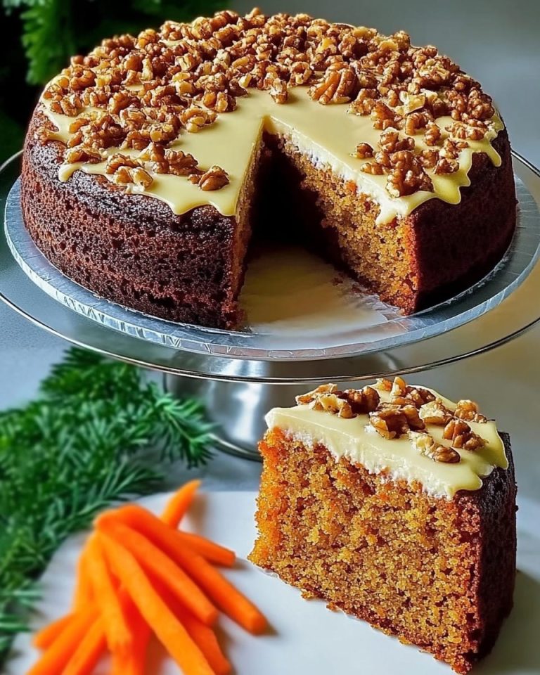 🥕 Ciasto Marchewkowo-Orzechowe – Wilgotne & Aromatyczne 🥜