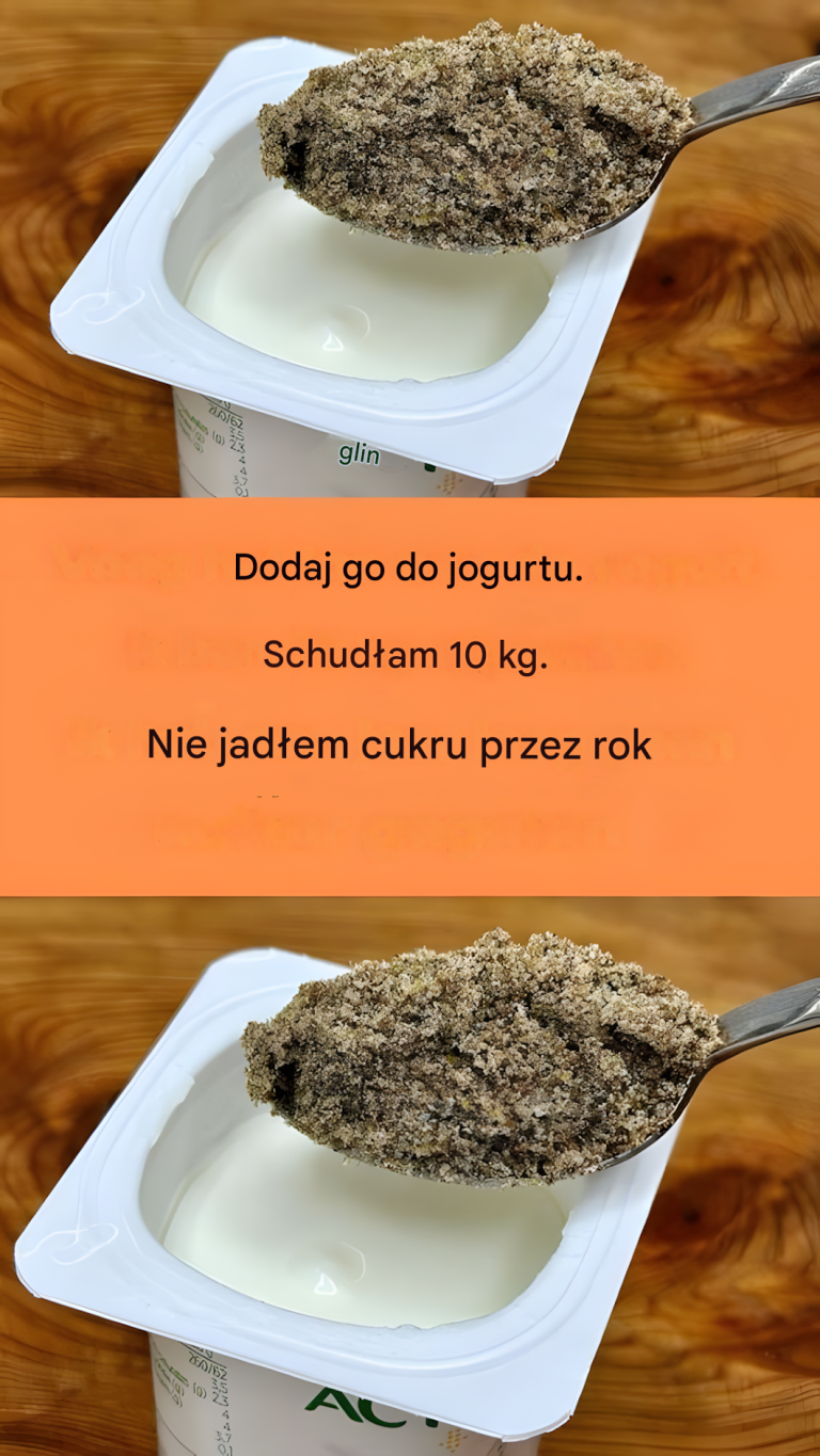 Dodaj do jogurtu. Schudłam 10 kilo. Nie jadłam cukru od roku.