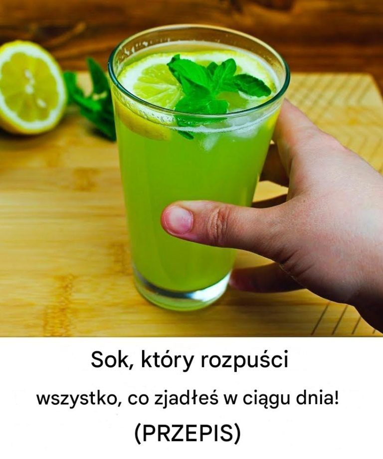 Sok, który rozpuści wszystko, co zjadłeś w ciągu dnia! (PRZEPIS)