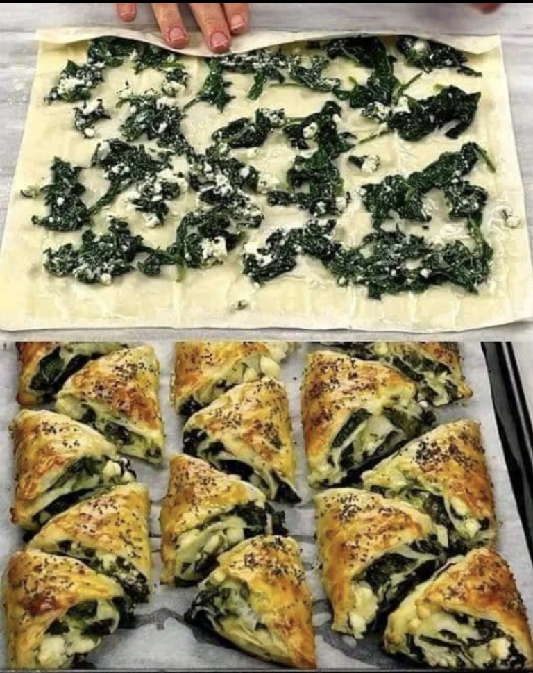 Spanakopita (greckie ciasto szpinakowe)