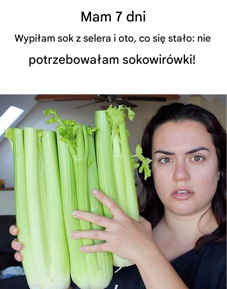 Picie soku z selera przez 7 dni: moje doświadczenia i efekty