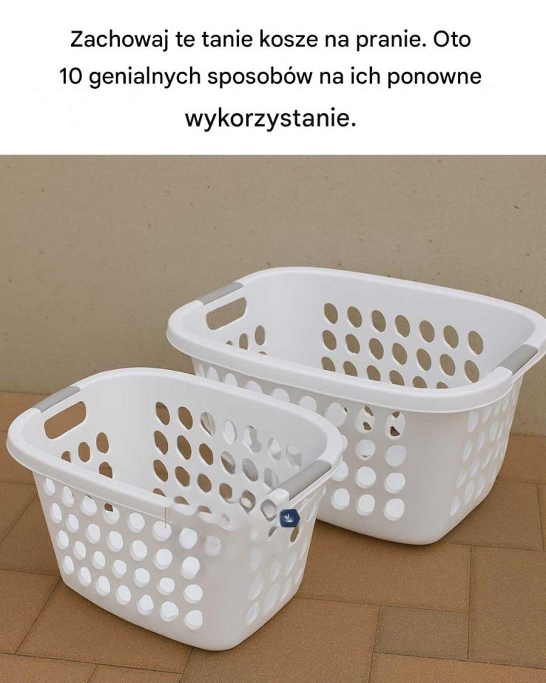 Oszczędzaj swoje kosze na pranie z taniego sklepu: Oto 10 genialnych sposobów, jak je ponownie wykorzystać