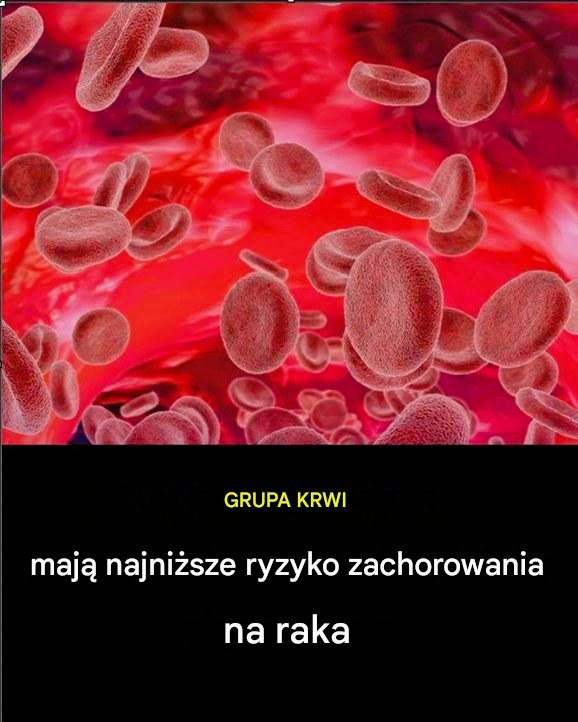 Lekarze ujawnili grupę krwi o najniższym ryzyku zachorowania na raka