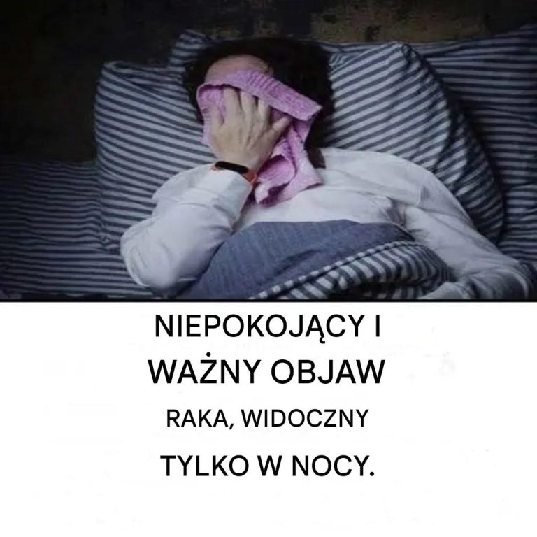 Odkryj ten nocny objaw, który wskazuje na ukryte problemy zdrowotne