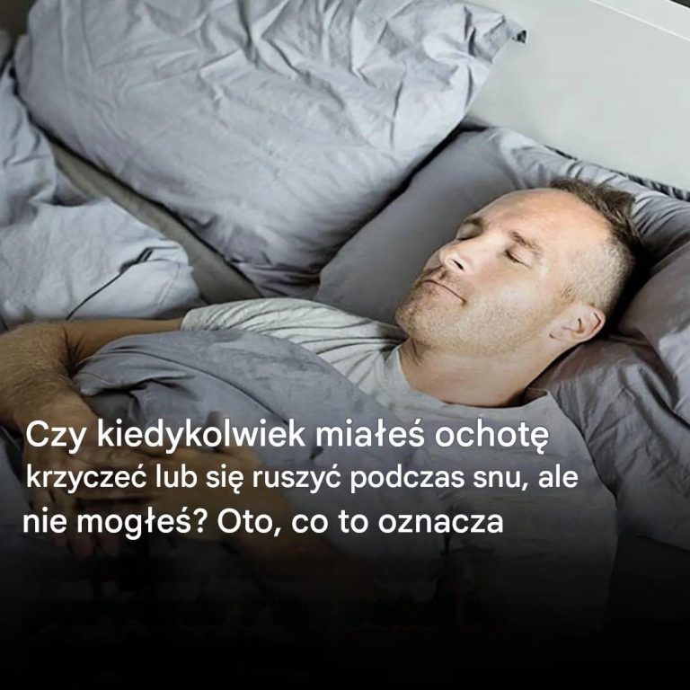Czy zdarzyło ci się to kiedyś? To dziwne zjawisko, które paraliżuje nas podczas snu