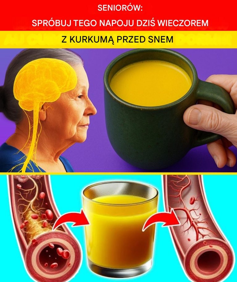 1 szklanka mleka z kurkumą przed snem rozwiązuje 25 problemów po 7 dniach