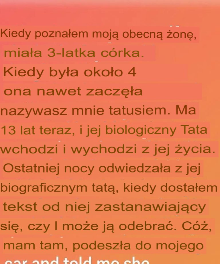Wybrani z miłości: Jak konsekwencja zbudowała więź między ojcem a córką