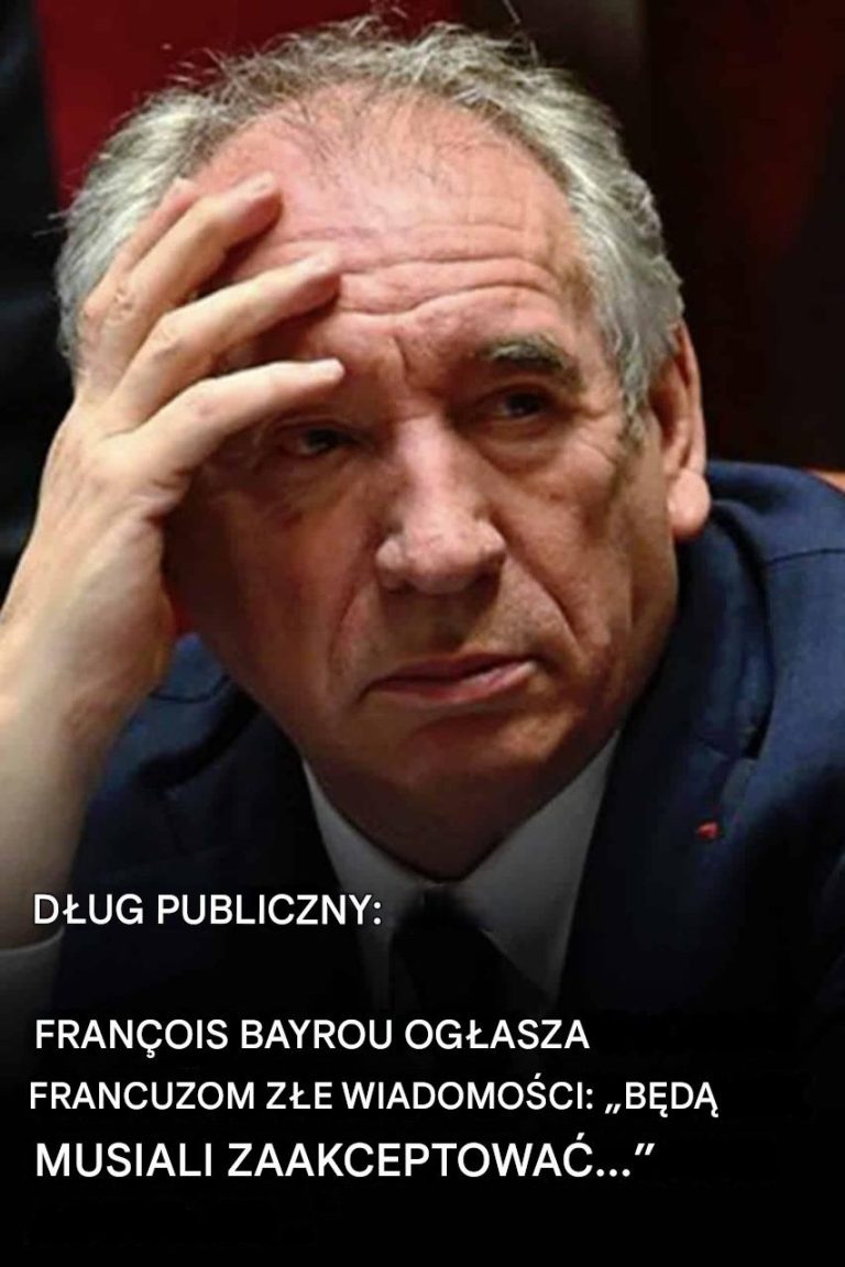 François Bayrou bije na alarm w związku z eksplozją długu publicznego