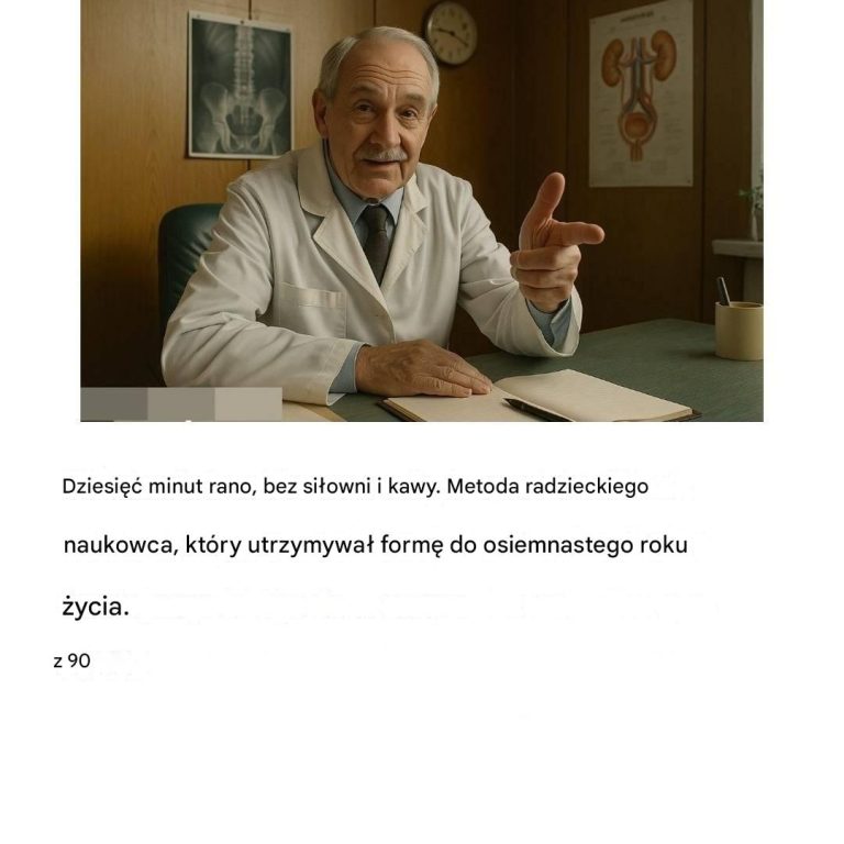 Wystarczy dziesięć minut rano, a nie będziesz już potrzebować siłowni ani kawy. Oto metoda radzieckiego naukowca, któremu udało się zachować doskonałą formę do 90. roku życia: