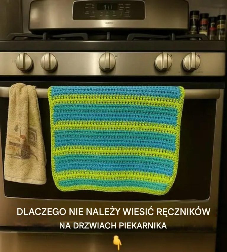 Dlaczego nie należy wieszać ręczników na drzwiach piekarnika?
