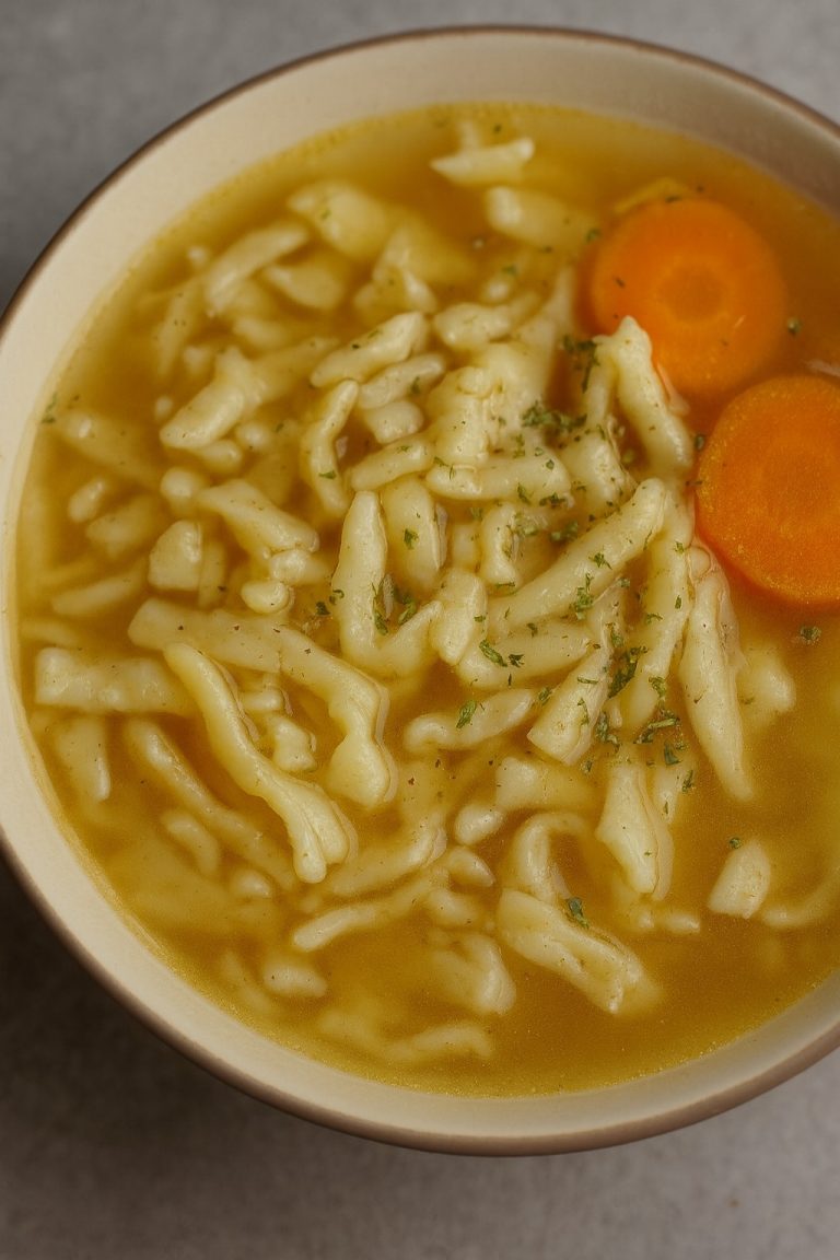 Zupa z zacierkami Babci Marysi