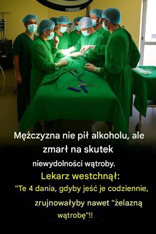 Zagrożenia dla wątroby wynikające ze złej diety, nawet bez spożywania alkoholu