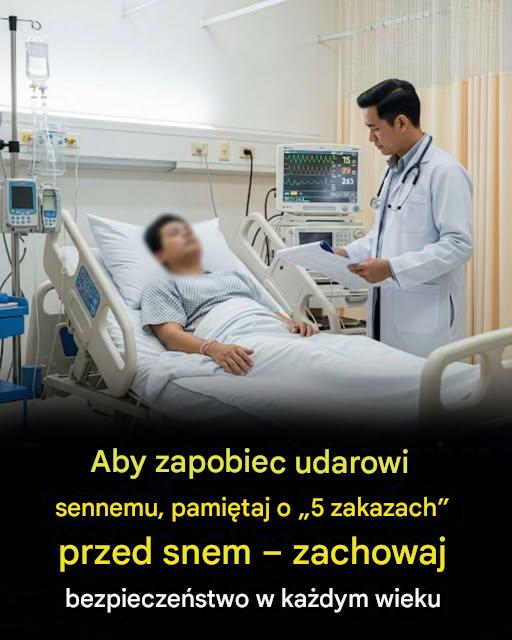 Zapobieganie udarowi sennemu w każdym wieku: 5 rzeczy, których „nie należy robić” przed snem i 6 rzeczy, które „należy” robić przed snem