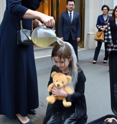 Po pogrzebie ojca macocha wyrzuciła małą dziewczynkę, ale potem