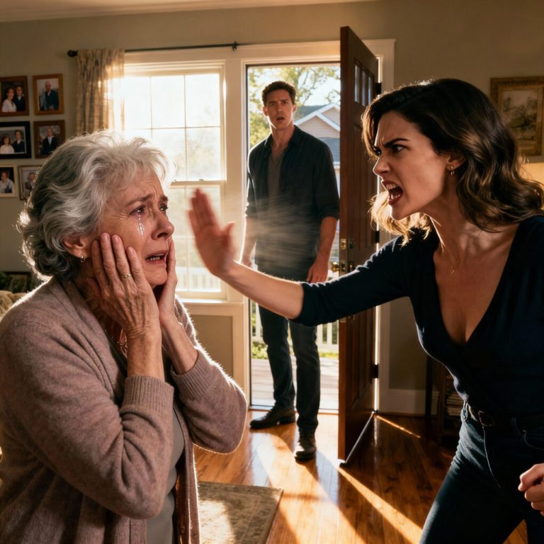 „Trzymasz swojego syna w ryzach – po prostu zniknij i zajmij się sobą!” – słowa te odbiły się echem w małym salonie niczym odgłos rozbitego szkła.