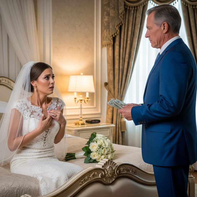 W noc mojego ślubu teść wcisnął mi w dłoń kopertę z 10 000 dolarów i szepnął: „Jeśli chcesz przeżyć, odejdź natychmiast”. Stałam jak sparaliżowana, jakby ziemia pode mną się zapadła…