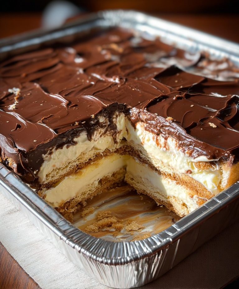 Ciasto ekler bez pieczenia z czekoladą