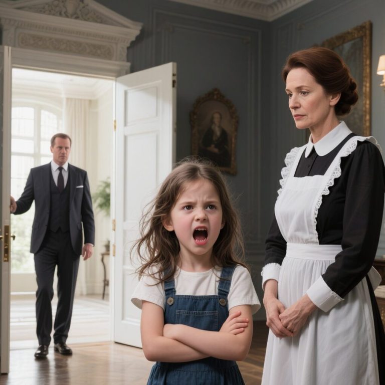 Zwolnił sześć pokojówek z powodu swojej córki — aż do momentu, gdy siódma zrobiła coś, czego nikt się nie spodziewał…