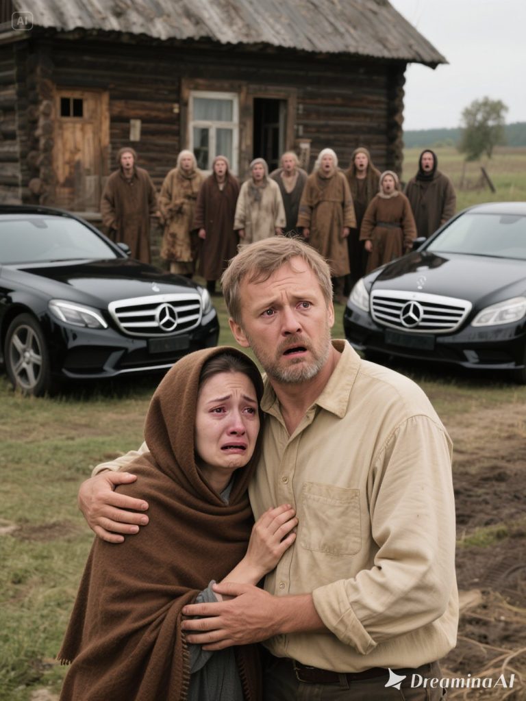 W wieku 36 lat poślubiłem żebraczkę, która później urodziła mi dwójkę dzieci — aż pewnego dnia przyjechały trzy luksusowe samochody i ujawniły jej prawdziwą tożsamość, szokując całą wioskę…