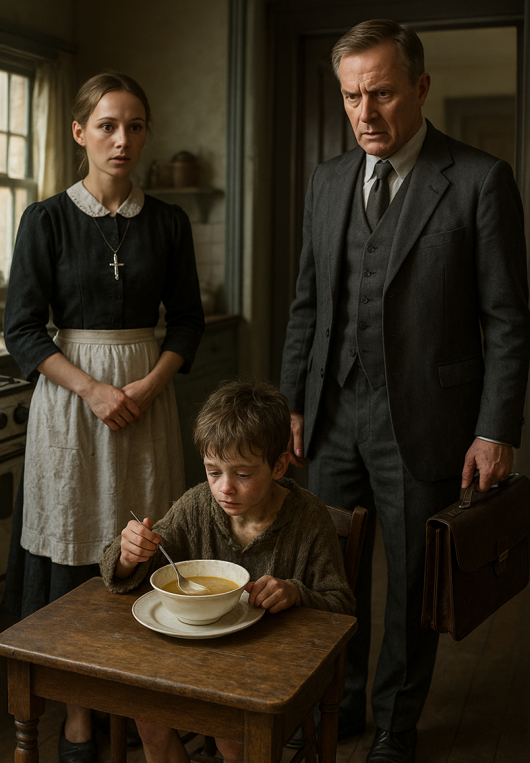 Służąca wpuściła bezdomnego chłopca do rezydencji — to, co wydarzyło się później, roztopiło wszystkie serca