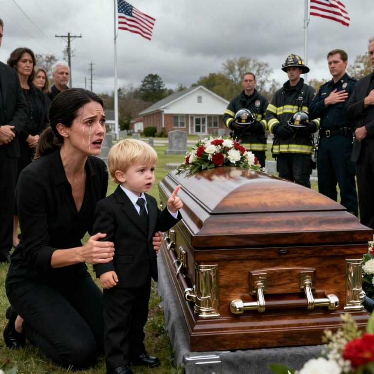 Na pogrzebie strażaka Daniela Hayesa, jego 3-letni synek Eli wskazał na trumnę i wyszeptał: „Tata nie śpi. Woła mnie”. Wszyscy myśleli, że to tylko dziecięca dezorientacja – aż do momentu, gdy słowa Eliego doprowadziły do ​​odkrycia, że ​​śmierć Daniela wcale nie była wypadkiem.