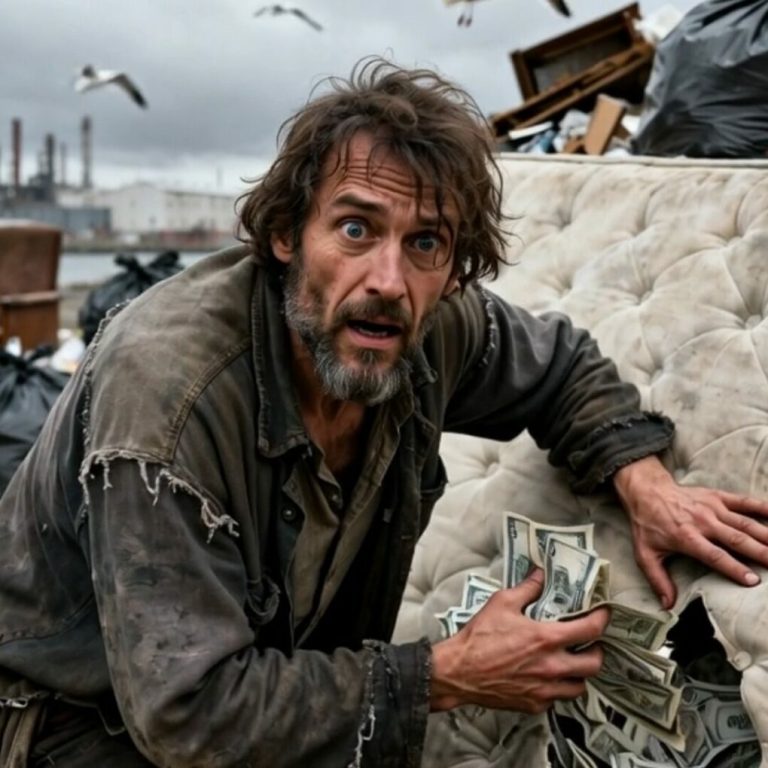 Materac pełen pieniędzy odmienił życie bezdomnego…