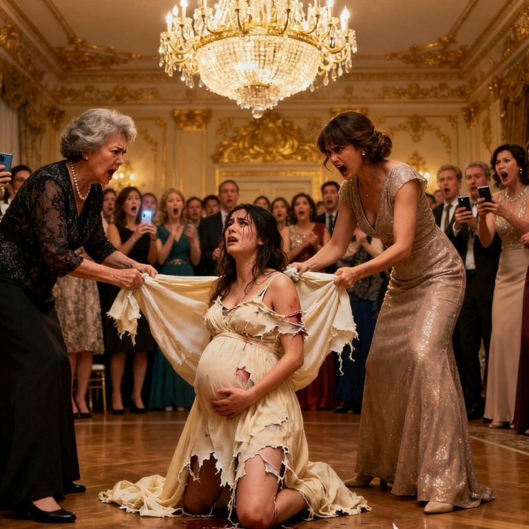 Na przyjęciu rocznicowym teściowa oskarżyła mnie o kradzież biżuterii. Kiedy zaprzeczyłam, ona i szwagierka rzuciły się na mnie, krzycząc: „Przeszukajcie ją! To ona jest złodziejką!”. Zerwały ze mnie sukienkę na oczach dwustu gości. Upokorzona i roztrzęsiona, wykonałam jeden telefon – i ten telefon zmienił wszystko na zawsze…