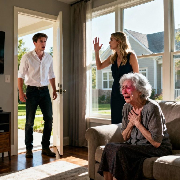 Młody milioner niespodziewanie wrócił do domu i zastał żonę bijącą jego starszą, chorą na demencję matkę. Jego reakcja przeraziła żonę.