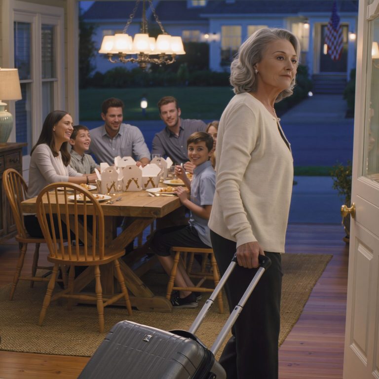 Synowa zaprosiła całą rodzinę na świętowanie, ale mnie nie. Kilka godzin później napisała SMS-a: „Mamo, pamiętaj, żeby podgrzać resztę w lodówce. Nie pozwól, żeby się zmarnowała”. Odpowiedziałem tylko: „OK”. Potem spakowałem bagaż i odszedłem. Tej nocy, kiedy wrócili i otworzyli drzwi, prawda już czekała na stole.