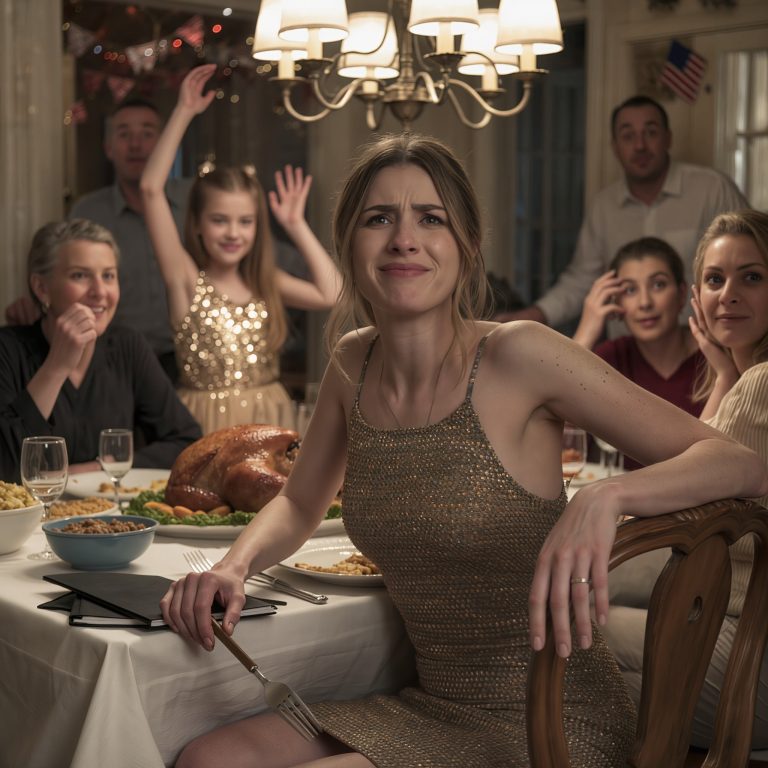 Moja siostra ogłosiła w Święto Dziękczynienia: „Mama i tata podpisują dla mnie dom, ty nic nie dostajesz”. Wszyscy wiwatowali. Uśmiechnąłem się i zapytałem: „Tato, mam im powiedzieć, czy ty to zrobisz?”. Jego widelec opadł. Moja siostra krzyknęła: „Co nam powiesz?”.