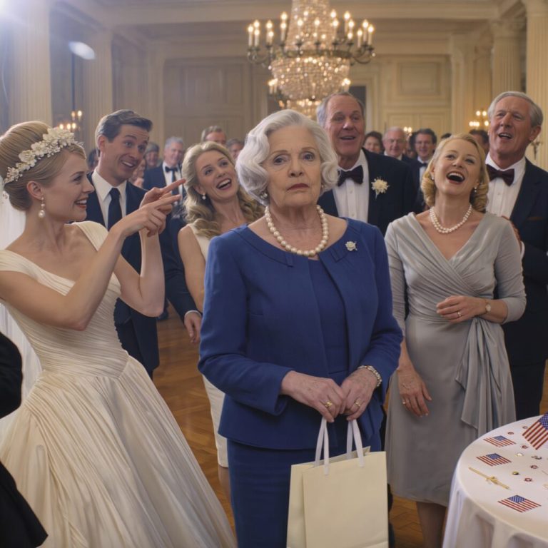 Moja synowa roześmiała się i obrzuciła mnie krzywdzącym przezwiskiem w trakcie swojego ślubu, w którym uczestniczyła cała rodzina jej męża, aż mężczyzna w pierwszym rzędzie odwrócił się, przyjrzał mi się uważnie i zbladł: „Zaczekaj, czy to nie ty jesteś tą kobietą, która po cichu kupiła całą moją firmę?”