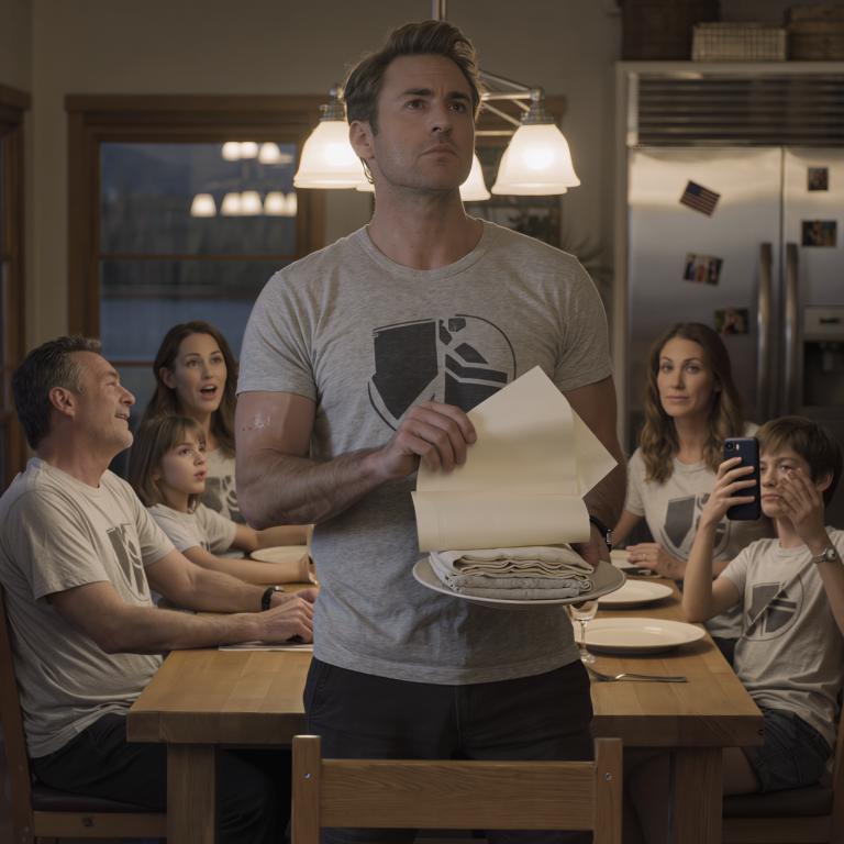 „Na zjeździe rodzinnym, za który zapłaciłem, dali każdemu koszulkę z nadrukiem. Na mojej widniał napis „Największe rozczarowanie”. Nie protestowałem. Po prostu się uśmiechnąłem, wyjąłem PAPIERÓW, podarłem je na pół i wyszedłem. Godzinę później w końcu przeczytali to, co zniszczyłem – i zaczęli bez przerwy dzwonić…”