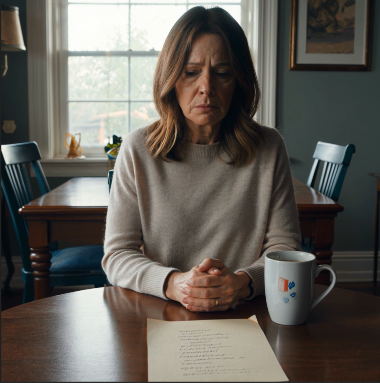 Rankiem w Święto Dziękczynienia obudziłem się w pustym domu i z notatką, która brzmiała: „Postanowiliśmy spędzić święta na Hawajach bez ciebie”. Zrobiłem sobie kawę, zadzwoniłem do firmy przeprowadzkowej i opróżniłem każdy pokój, za który kiedykolwiek zapłaciłem – więc pięć dni później, gdy mój syn zadzwonił pod numer 911, żeby zgłosić „napad”, funkcjonariusze zapukali do moich nowych drzwi i bardzo szybko dowiedzieli się, kto co tak naprawdę ukradł.