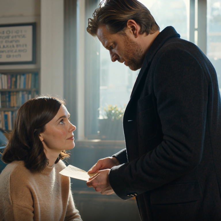 Siedem lat po naszym rozwodzie spotkałem moją byłą żonę w księgarni. Włożyła mi do ręki starą kopertę… a potem powiedziała jedno zdanie, które zmroziło mi serce.