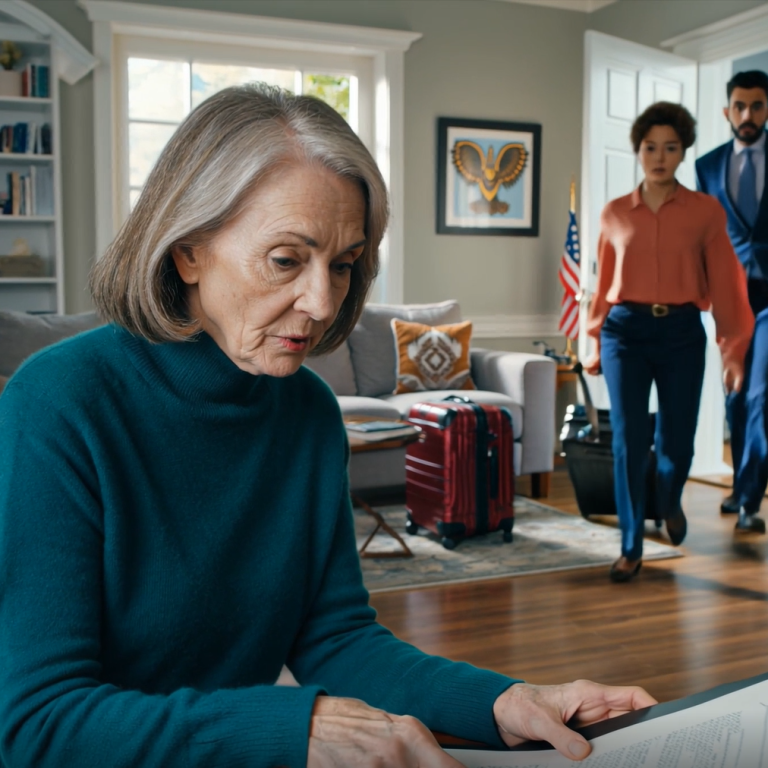 „To najlepszy ośrodek dla mamy” – powiedzieli mój syn i synowa, po czym podpisali dokumenty o umieszczenie mnie w domu opieki i polecieli z moimi pieniędzmi do Europy. Dopóki nie wysłałam wiadomości: „Przeniosłam spadek”, pospiesznie wrócili, a to, co zobaczyli, zmieniło wszystko.