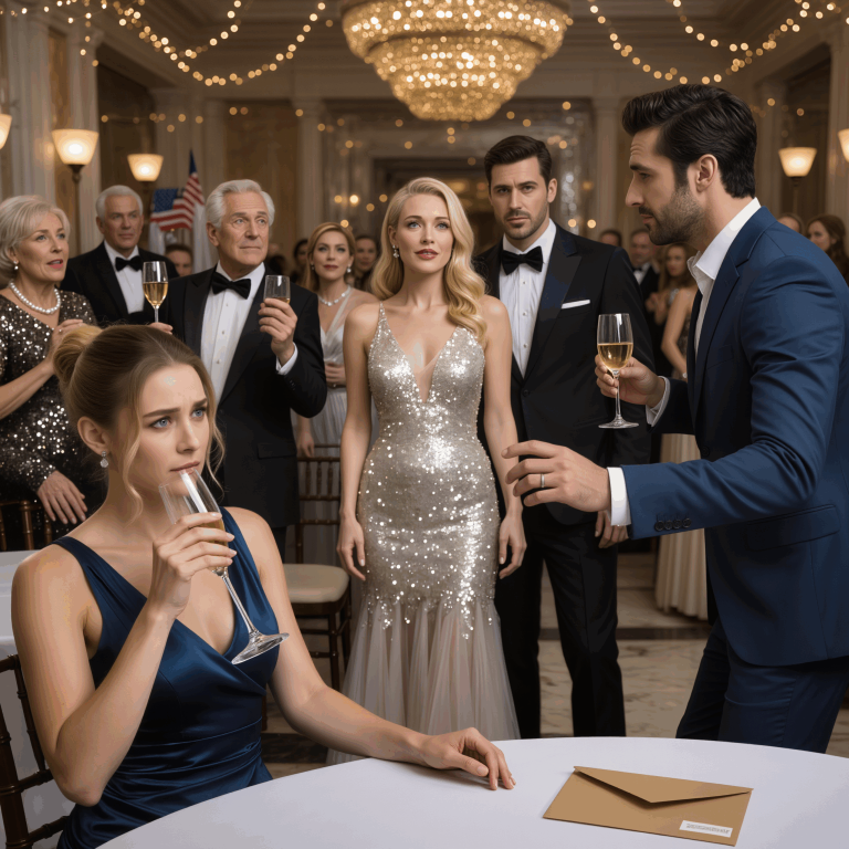 Moi rodzice wzięli pieniądze, które zaoszczędziłam na dom, i dali je na przyjęcie zaręczynowe mojej siostry. „Kiedyś zrozumiesz”, powiedziała mama. Ale kiedy mój mąż wstał na przyjęciu, wszyscy zamarli.