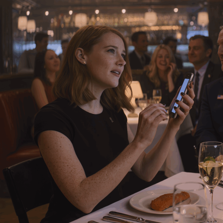 Nowy chłopak mojej siostry wyśmiał mnie przy obiedzie – wszyscy się śmiali. Mama kazała mi „przestać psuć rodzinie wizerunek”. Tata dodał: „Niektórzy ludzie po prostu nie znoszą docinków!”. Siostra się zgodziła: „Wreszcie ktoś, kto widzi ją taką, jaka jest naprawdę!”. Więc pozwoliłam im mówić… Dopóki nie wspomniał o swojej pracy, wtedy wyciągnęłam telefon – ich twarze zbladły…