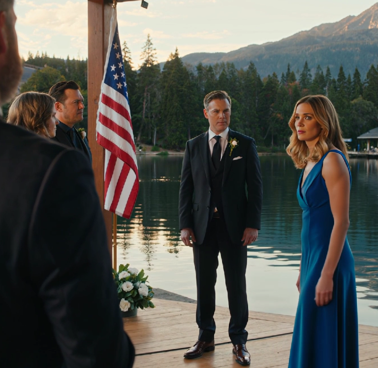 Siedziałem za filarem na ślubie mojej siostry. Wszyscy udawali, że nie jestem rodziną. Potem jakiś nieznajomy usiadł obok mnie i powiedział: „Po prostu rób to, co ja i udawaj, że jesteś moją randką”. Kiedy wstał, żeby przemówić, wszyscy się odwrócili. Siostra przestała się uśmiechać.