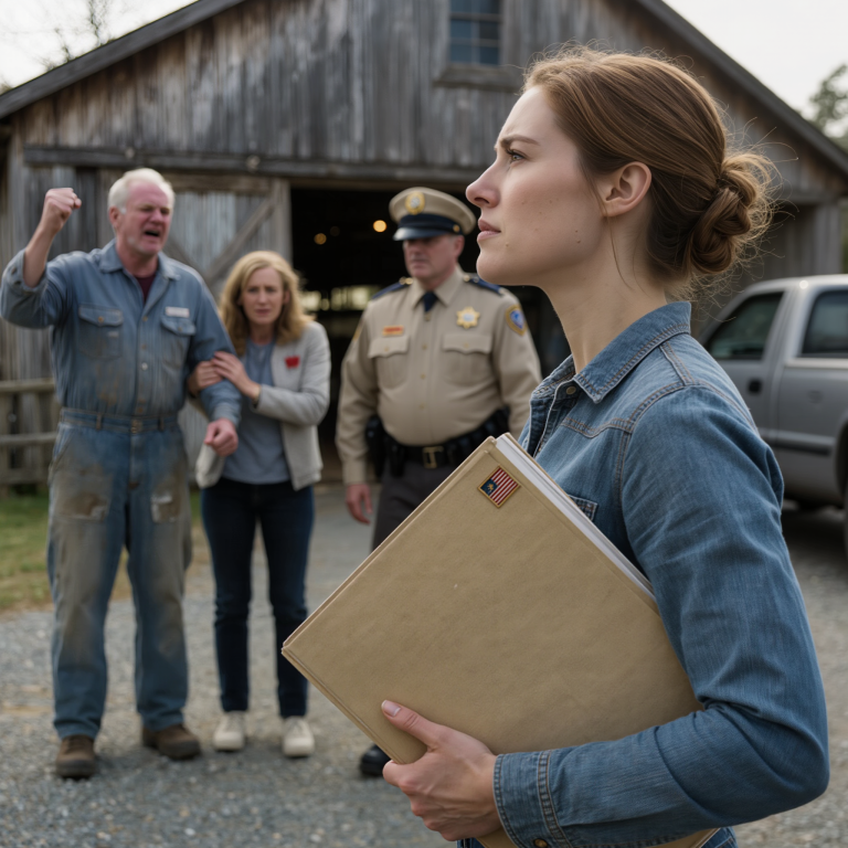 Po 11 latach nieobecności wróciłam, żeby ratować warsztat mojego zmarłego ojca. Mama otworzyła drzwi, ale jej nowy mąż powitał mnie pięścią. Powiedział, że to już nie mój dom. Nie miał pojęcia, że ​​nadal mam oryginalne dokumenty własności… i bardzo dobrego prawnika…
