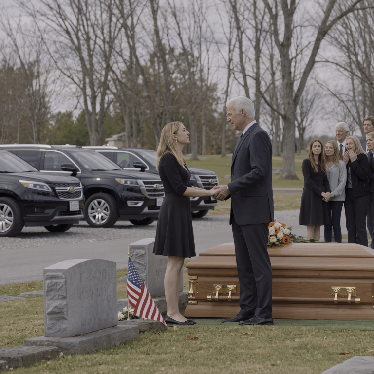 na pogrzebie mojego ojca nazwali go spłukanym przestępcą i wyśmiewali moje buty Goodwill – po czym przez bramy cmentarza przejechały trzy czarne SUV-y i ukłoniły się przede mną