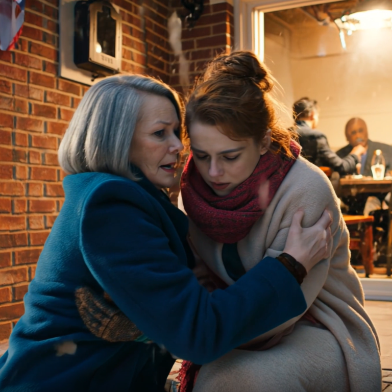 W Wigilię niespodziewanie pojawiłam się i zobaczyłam moją córkę drżącą z zimna na zewnątrz. A w środku rodzina mojego męża radośnie śmiała się przy kominku, pijąc szampana. Przytuliłam córkę, weszłam prosto do środka i wypowiedziałam sześć słów – w domu zapadła cisza, rozpoczynając noc odzyskiwania sprawiedliwości, której nigdy nie zapomną.