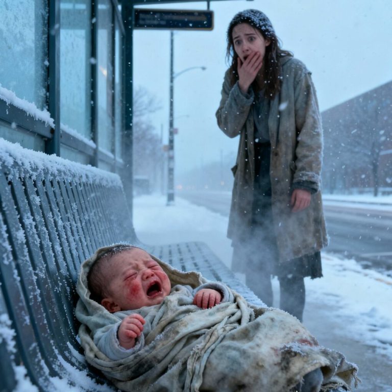 Jestem wyczerpaną samotną matką pracującą jako sprzątaczka. W drodze do domu znalazłam porzuconego noworodka na zimnym przystanku autobusowym. Zabrałam go w bezpieczne miejsce. Kilka dni później poznałam tożsamość dziecka, a to, co wydarzyło się później, zmieniło wszystko na zawsze.