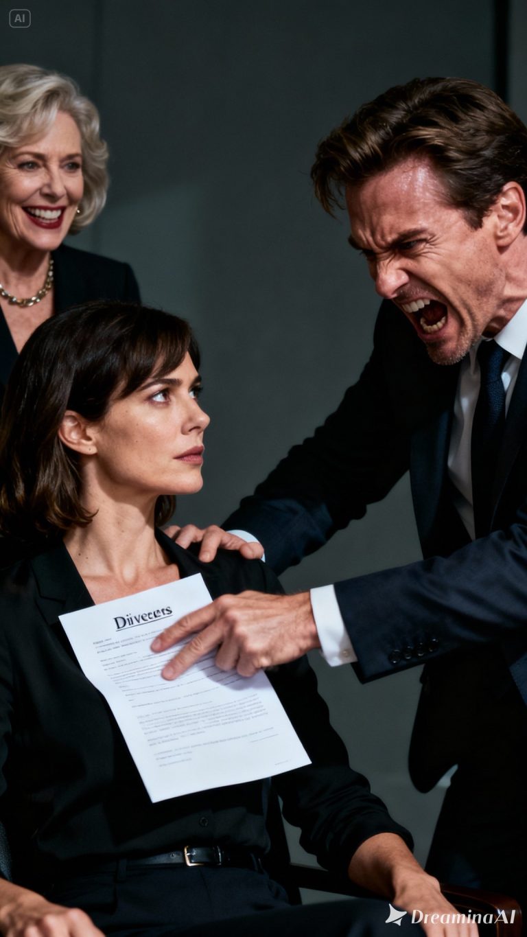 W chwili, gdy skończyliśmy podpisywać papiery na nasz nowy dom, mój mąż rzucił na stół papiery rozwodowe. „Podpisz to! I wynoś się z mojego domu. Skończyłem cię utrzymywać!” Jego matka uśmiechnęła się krzywo. „Ten dom kupił mój syn. Nic nie wniosłeś”. Uśmiechnęłam się spokojnie. „Twój dom? Zabawne… mój ojciec przelał 500 000 dolarów na zaliczkę”. Ich twarze zamarły. „C… co?” wyjąkała jego matka. Pochyliłam się, głosem zimnym jak stal. „To nie jest twój dom. To mojego ojca… a ty zapomniałeś o warunkach w umowie”.