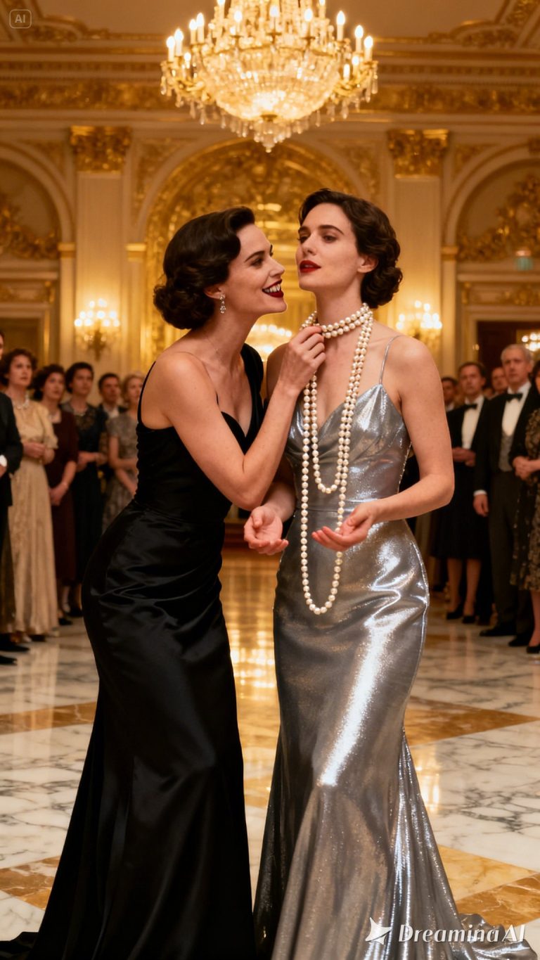 Podczas publicznego balu rodzinnego narzeczona mojego brata wyrwała mi odziedziczony perłowy naszyjnik i szyderczo rzekła: „Nie przynoś tu sztucznej biżuterii, bo szpeci”.