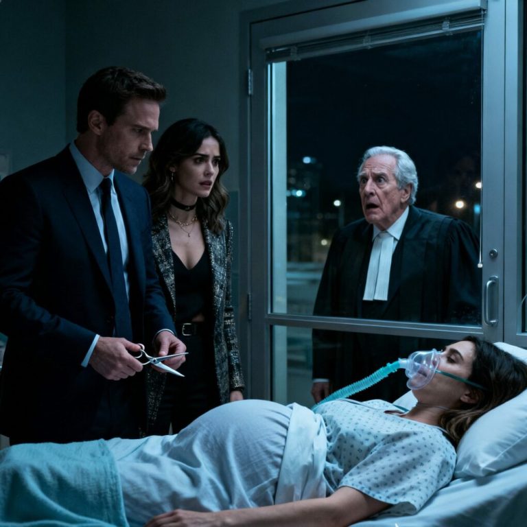 Milioner i jego kochanka przecięli rurkę tlenową swojej ciężarnej żonie — ale jej ojciec patrzył…