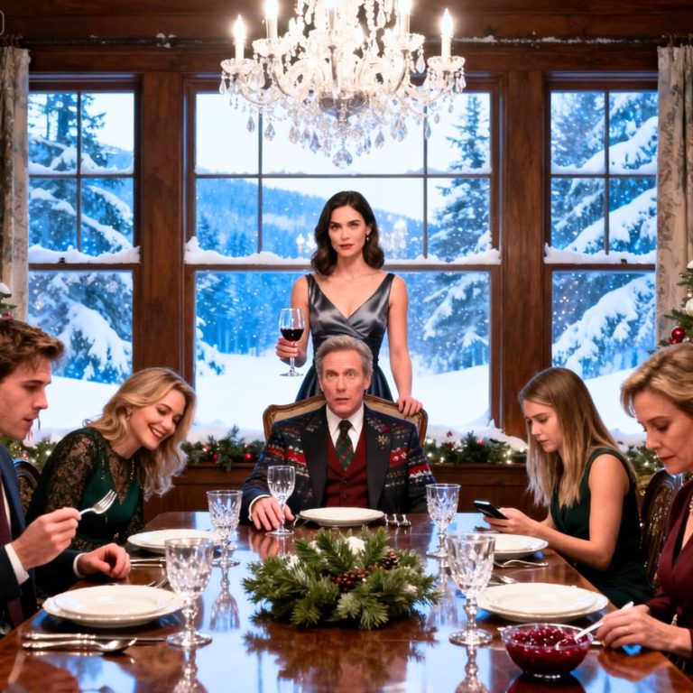 „Podaj nazwisko kupca” – zażądał ojciec. Wstałem, uniosłem kieliszek i powiedziałem: „Ja”. W pokoju zapadła cisza – w Boże Narodzenie odzyskałem firmę, której przysięgali, że nigdy nie będę prowadził… ​​i kazałem im wszystkim patrzeć.