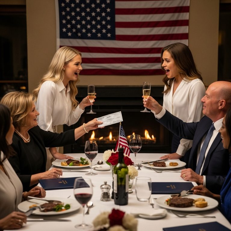 Podczas kolacji z okazji ukończenia szkoły, moi rodzice wręczyli mojej siostrze bliźniaczce czek i powiedzieli: „Ona zasługuje na to bardziej”. Nie kłóciłam się… Po prostu wzięłam to pod uwagę.