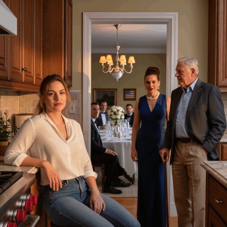 Przełomowy Brunch: Mama powiedziała wprost: „Jesteś tu tylko po to, żeby zmywać naczynia, nie przynoś nam wstydu!” i wepchnęła mnie do kuchni. Wszyscy ucichli, ale kiedy dziadek wstał i powiedział: „To zjem tam, gdzie ona”, w pokoju zapadła całkowita cisza. W tym momencie wszystko zaczęło się zmieniać…